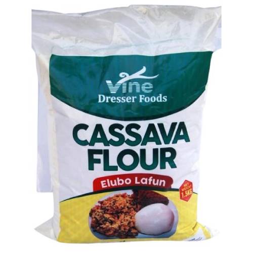 Vine Dresser Foods Cassava Flour Elubo Lafun 1.5 kg