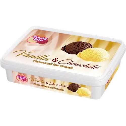 Frosty Bite Ice Cream Vanilla & Chocolate 1.8 L