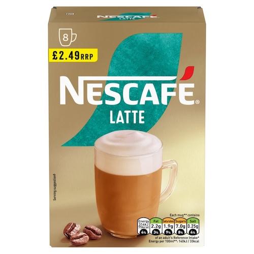 Nescafe Latte Instant Coffee 18 g x8
