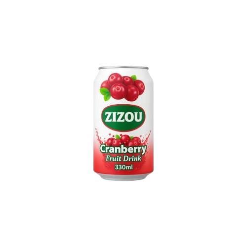 Zizou Fruit Drink Cranberry 33 cl