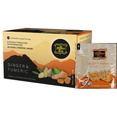 Master Tea Ginger & Turmeric Tea Bags 40 g x20