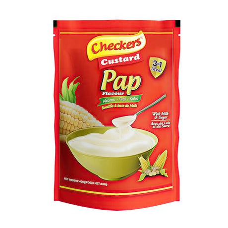 Checkers Custard Pap Flavour Akamu Ogi Koko Sachet 400 g