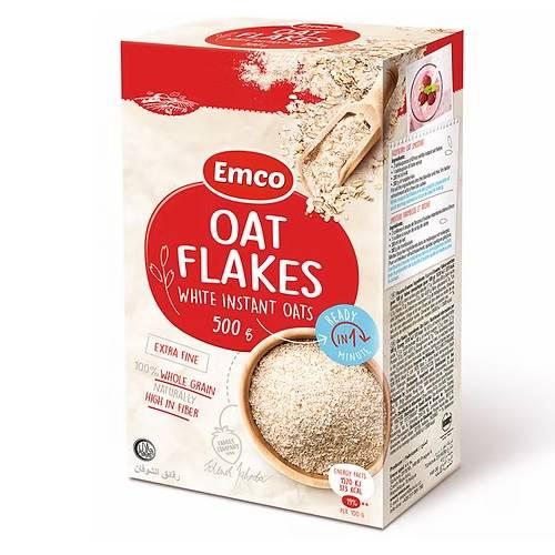 Emco Oat Flakes White Instant Oats 500 g