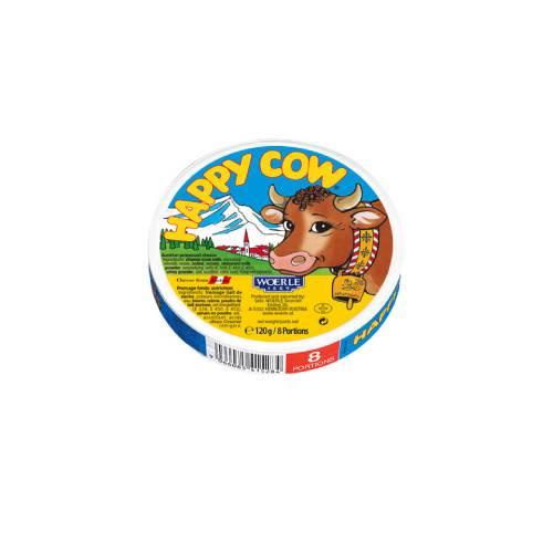 Happy Cow Processed Cheese Triangle 120 g 8 Portions