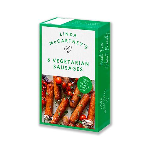 Linda McCartney Vegetarian Sausages 270 g x6