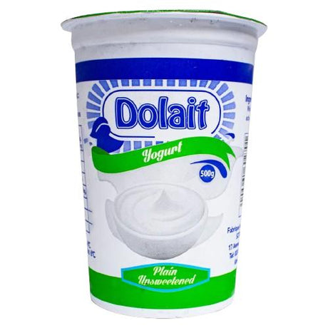 Dolait Yoghurt Plain Unsweetened Cup 500 g
