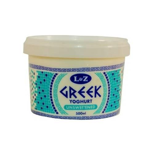 L & Z Greek Yoghurt Unsweetened 500 ml