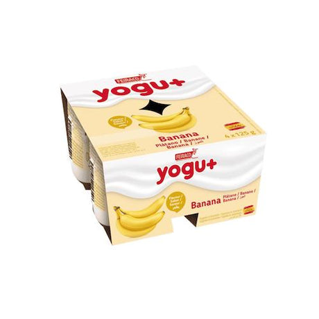 Yogu+ Yoghurt Banana 125 g x4