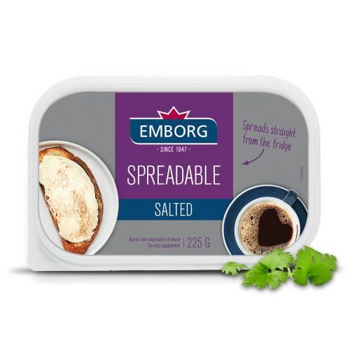 Emborg Spreadable Butter Salted 225 g