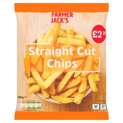 Farmer Jack's Straight Cut Chips 750 g