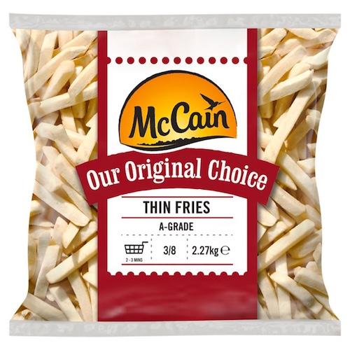McCain 3/8 Thin Straight Cut Chips 2.27 kg