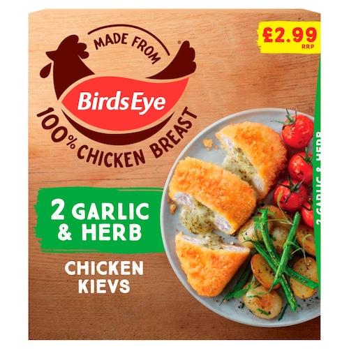 Birds Eye Garlic & Herb Chicken Kievs 204 g x2