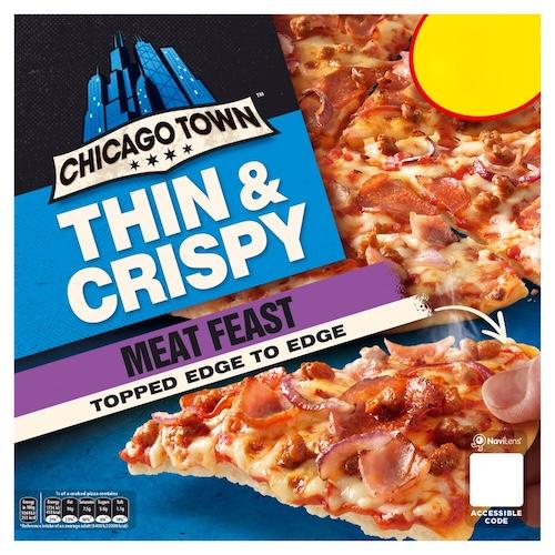 Chicago Town Pizza Thin & Crispy Meat Feast 325 g