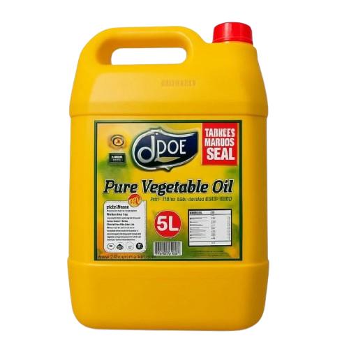 Jdoe Pure Vegetable Oil 5 L
