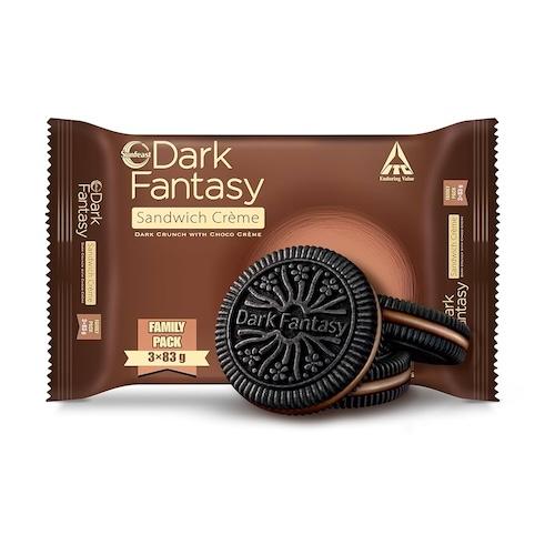 Dark Fantasy Sandwich Creme Dark Crunch With Choco Creme 249 g