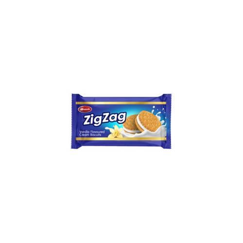 Mamuda Zig Zag Vanilla Flavoured Cream Biscuits 30 g