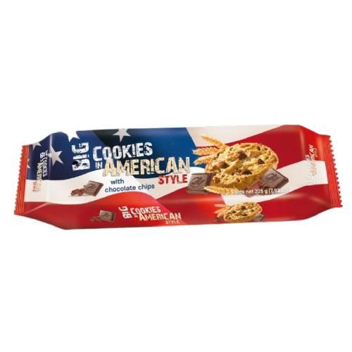 Star Kleo Big Cookies In American Style With Chocolate Chips 225 g