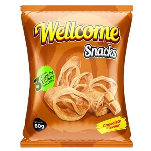 Wellcome Corn Chips Chocolate 60 g