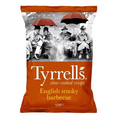 Tyrrells Slow-Cooked Crisps English Smoky Barbecue 150 g