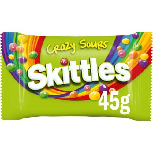Skittles Crazy Sours Sweet 45 g