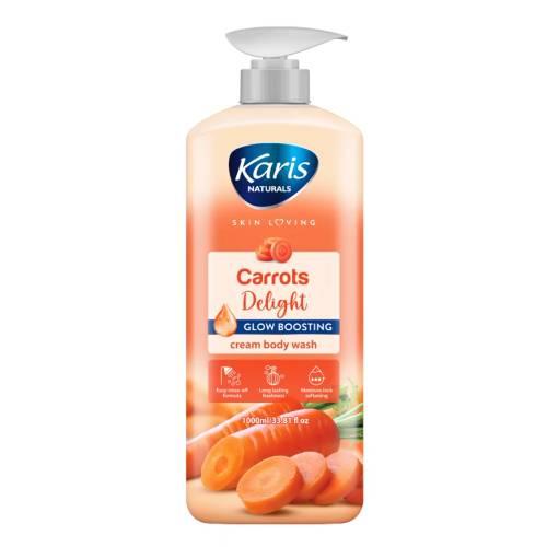 Karis Naturals Body Wash Carrot Delight 1000 ml