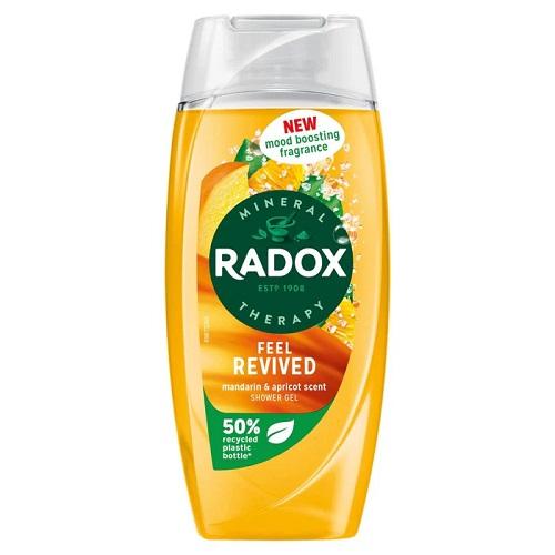 Radox Shower Gel Mineral Therapy Feel Revived Mandarin & Apricot Scent 225 ml