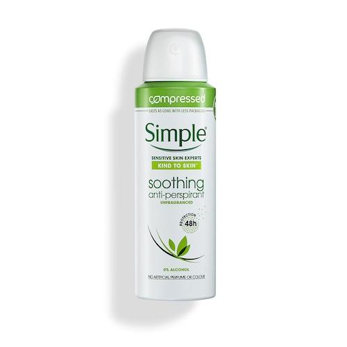 Simple Anti-Perspirant Deodorant Spray Aloe Fresh 250 ml