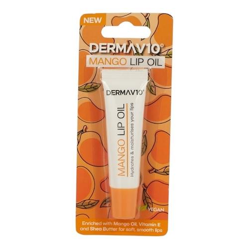 Derma V10 Mango Lip Oil With Vitamin E 10 ml