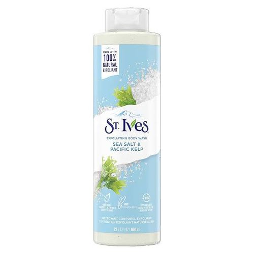 St. Ives Body Wash Exfoliating Purifying Sea Salt & Pacific Kelp 650 ml