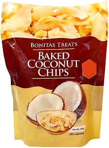 Bonitas Treats Baked Coconut Chips Unsweetened 100 g