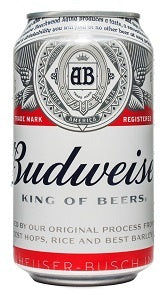 Budweiser Lager Beer Can 33 cl