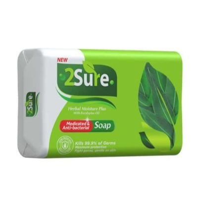 2Sure Medicated & Anti-Bacterial Soap Herbal Moisture Plus 70 g Supermart.ng