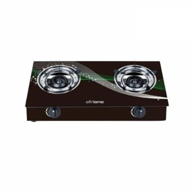 Afrione Table Top Cooker GSG0202 2 Gas - Glass Supermart.ng