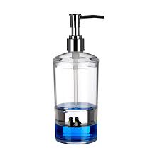 Premier Acrylic Lotion/Soap Dispenser With Floating Blue Penguin