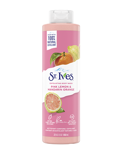 St. Ives Body Wash Exfoliating Pink Lemon & Mandarin 650 ml