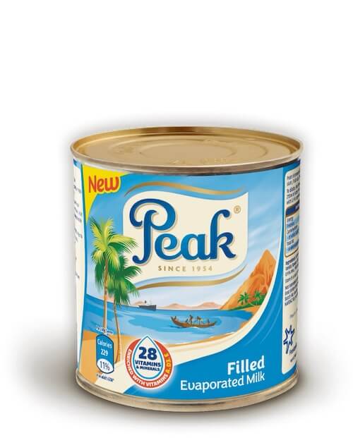 Peak Evaporated Filled Milk 160 g