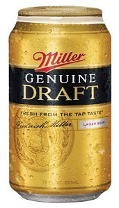 Miller Genuine Draft Beer Can 33 cl