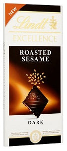 Lindt Excellence Dark Chocolate Roasted Sesame 100 g