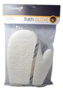 Global Home Rosemary Bath Glove White AG2184