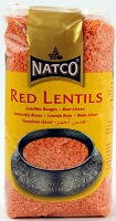 Natco Red Lentils (Masoor Dal) 500 g