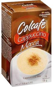 Colcafe Cappuccino Mocca Coffee 18 g x6