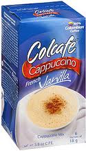 Colcafe Cappuccino French Vanilla Coffee 18 g x6