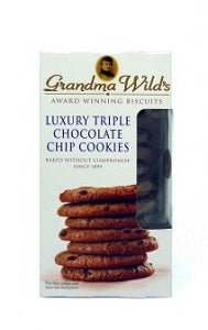 Grandma Wild's Luxury Triple Chocolate Chip Cookies 150 g