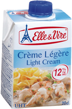 Elle & Vire Light Cream 12 Percent Fat 20 cl