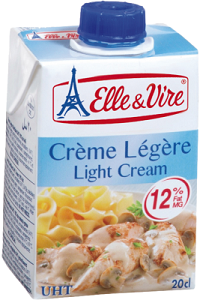 Elle & Vire Light Cream 12 Percent Fat 20 cl