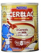 Cerelac 3 Cereals With Milk 8 Months+ 400 g x24