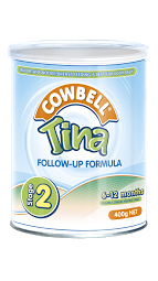 Cowbell Tina Follow Up Formula 2 6-12 Months 400 g