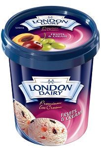 London Dairy Fruits & Cream 1 L