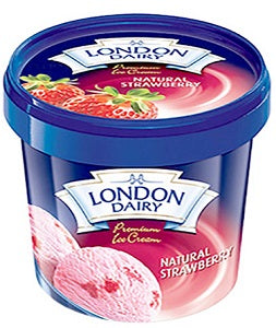 London Dairy Natural Strawberry 1 L
