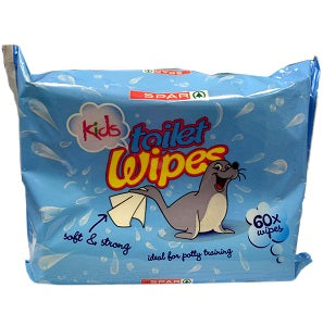 Spar Kids Toilet Wipes x60